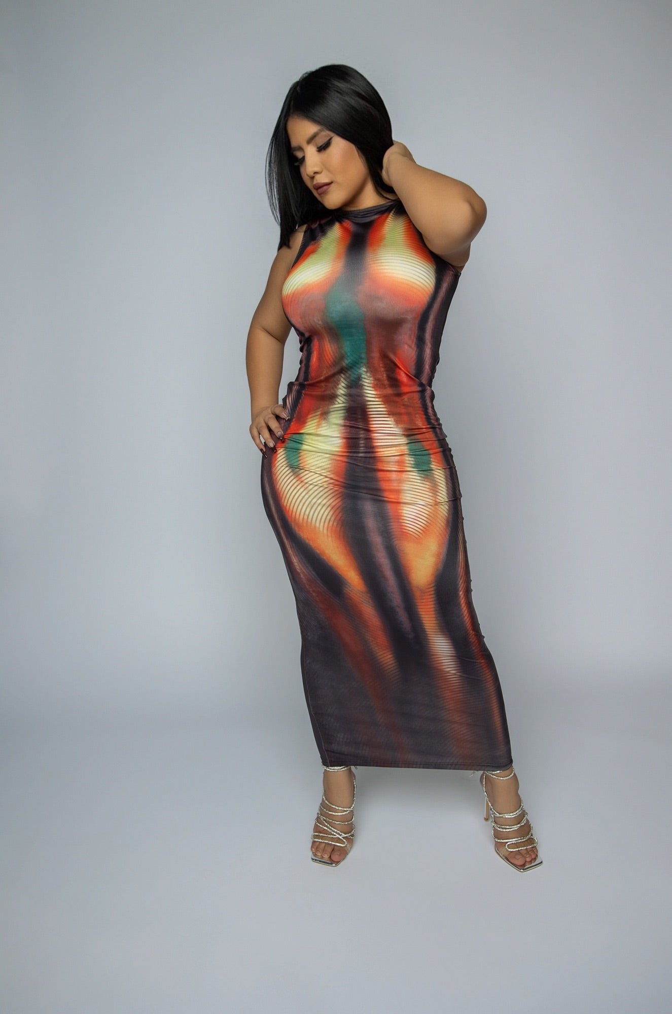 Eileen Printed Maxi Dress