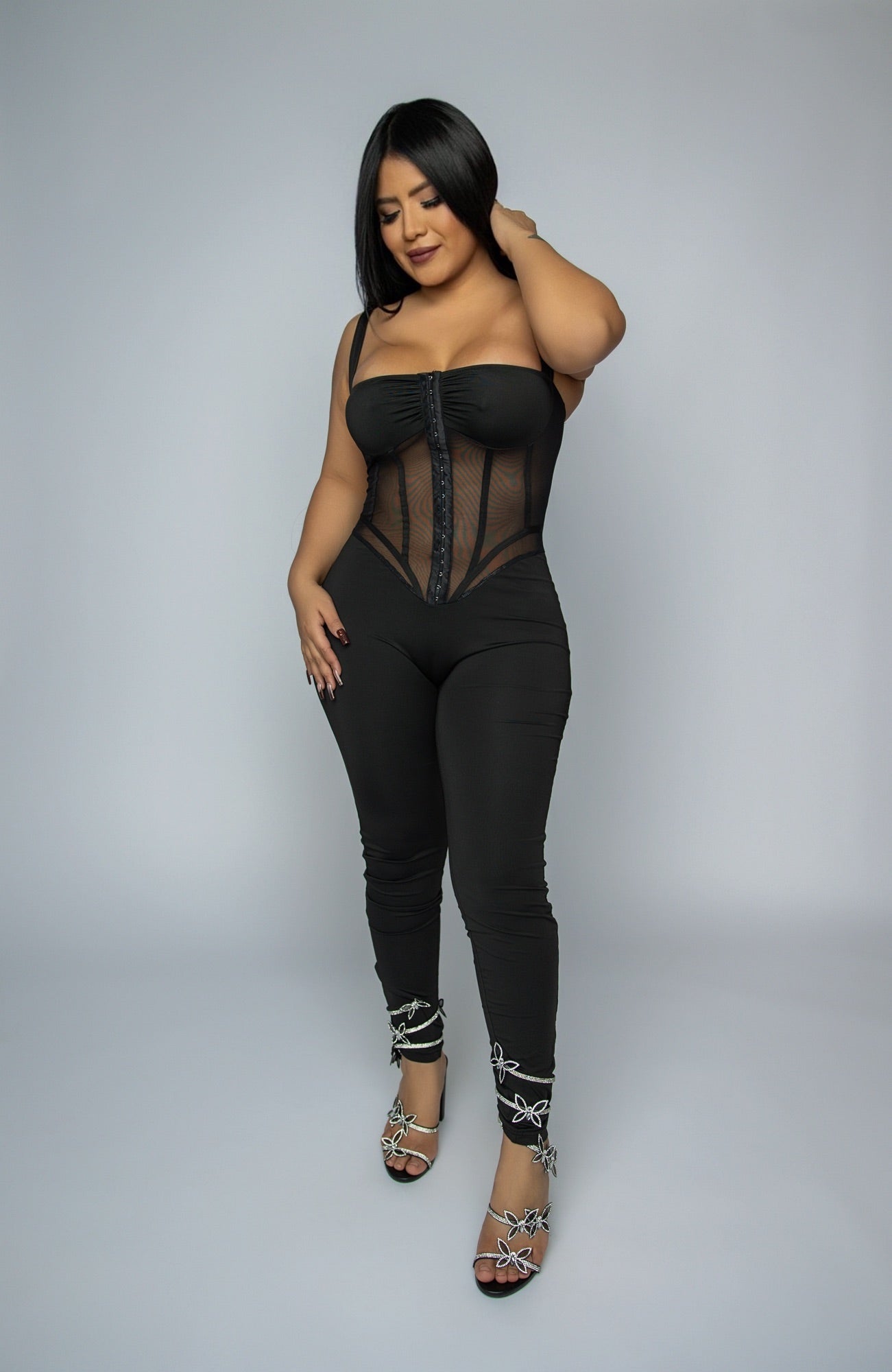ALONDRA BLACK JUMPSUIT