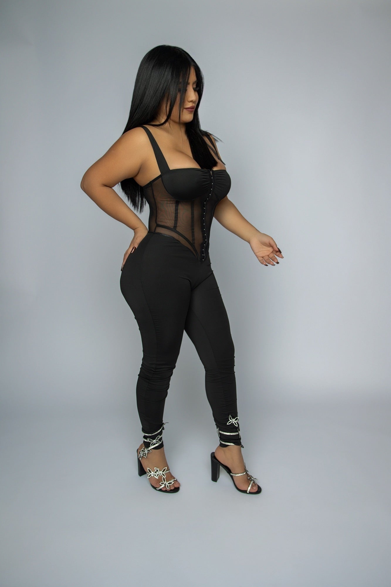 ALONDRA BLACK JUMPSUIT