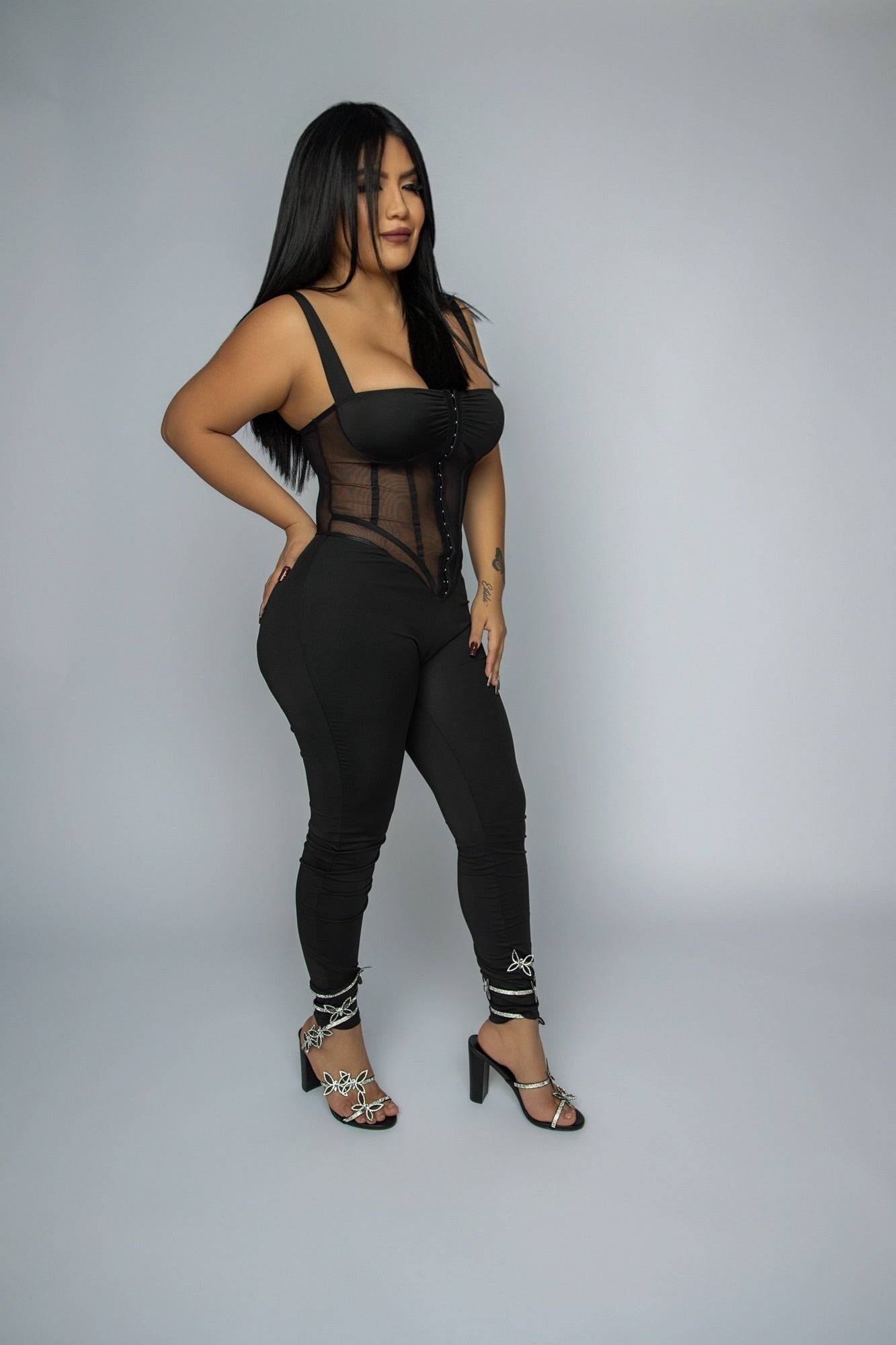 ALONDRA BLACK JUMPSUIT