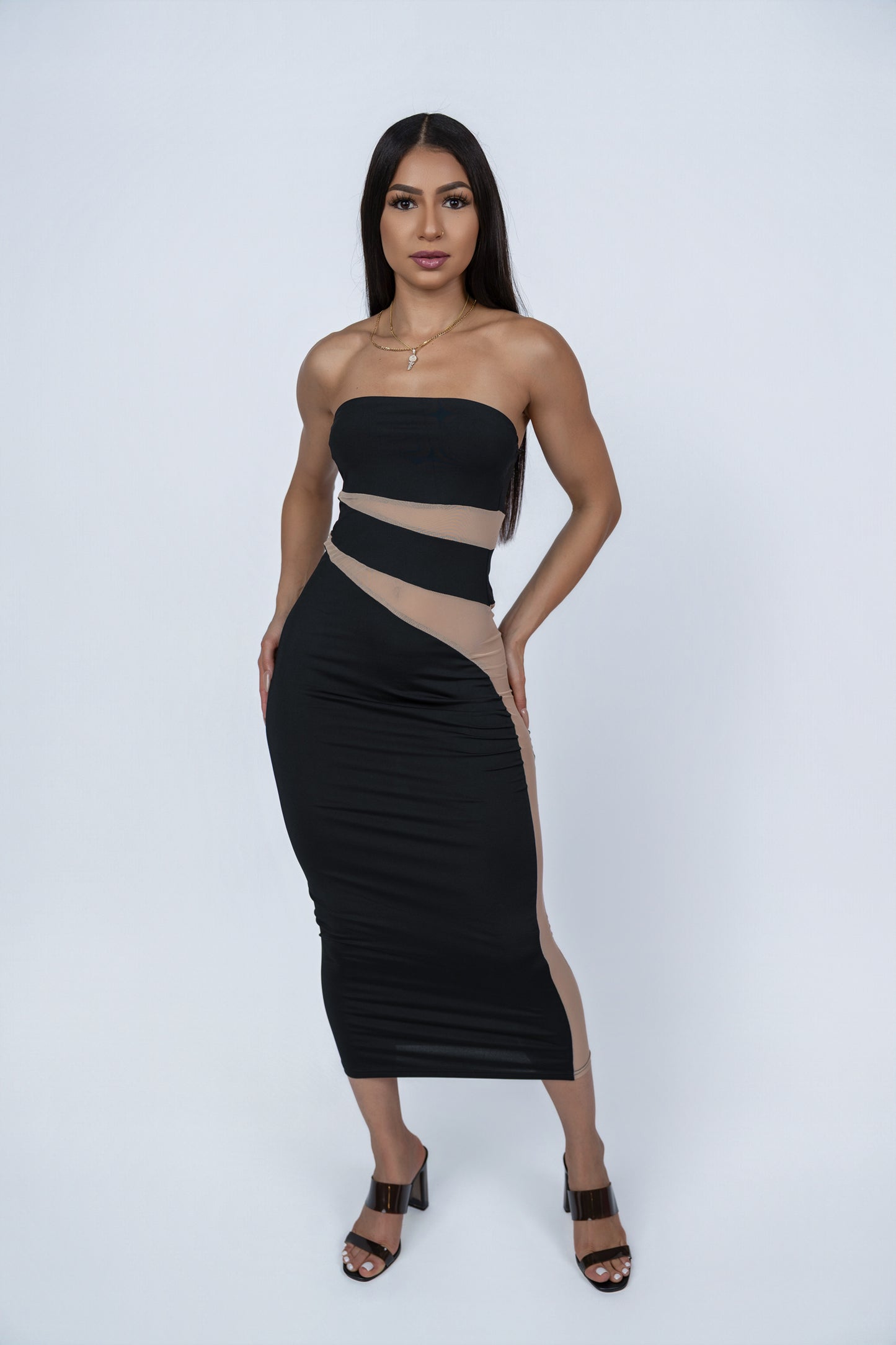 Lilya Off-the-Shoulder  Maxi Dress